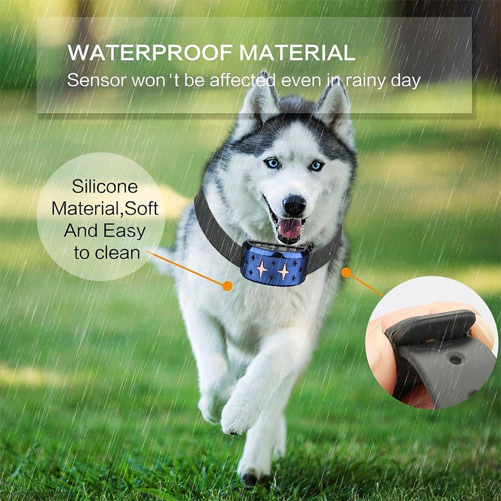 Dog Training Collar Dog Training Anti Bark Collar Shock Collar Adjustable Size Electric Dog Cat Pets Waterproof Anti Bark Electronic / Electric Safety Plastic Electronic Behaviour Aids For Pets