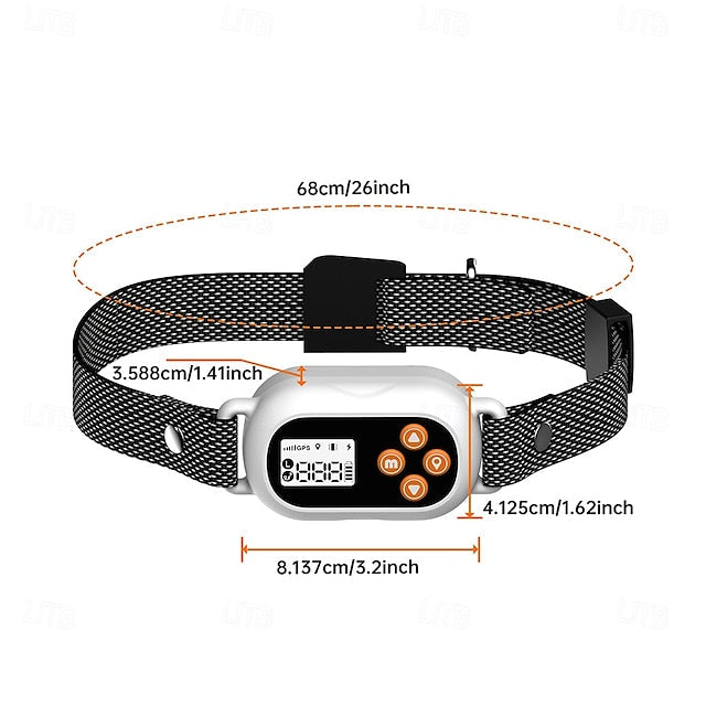 Valla Inalámbrica Perro Portátil Ligero Plástico Duradero Negro 1 PC