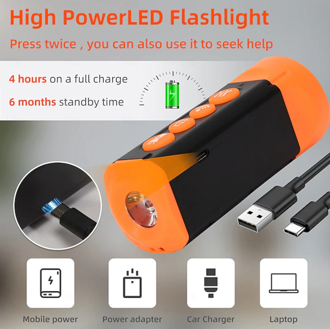 Dispositivo ultrasónico de control de ladridos para perros SU40 Repelente de perros de alta potencia con luz LED