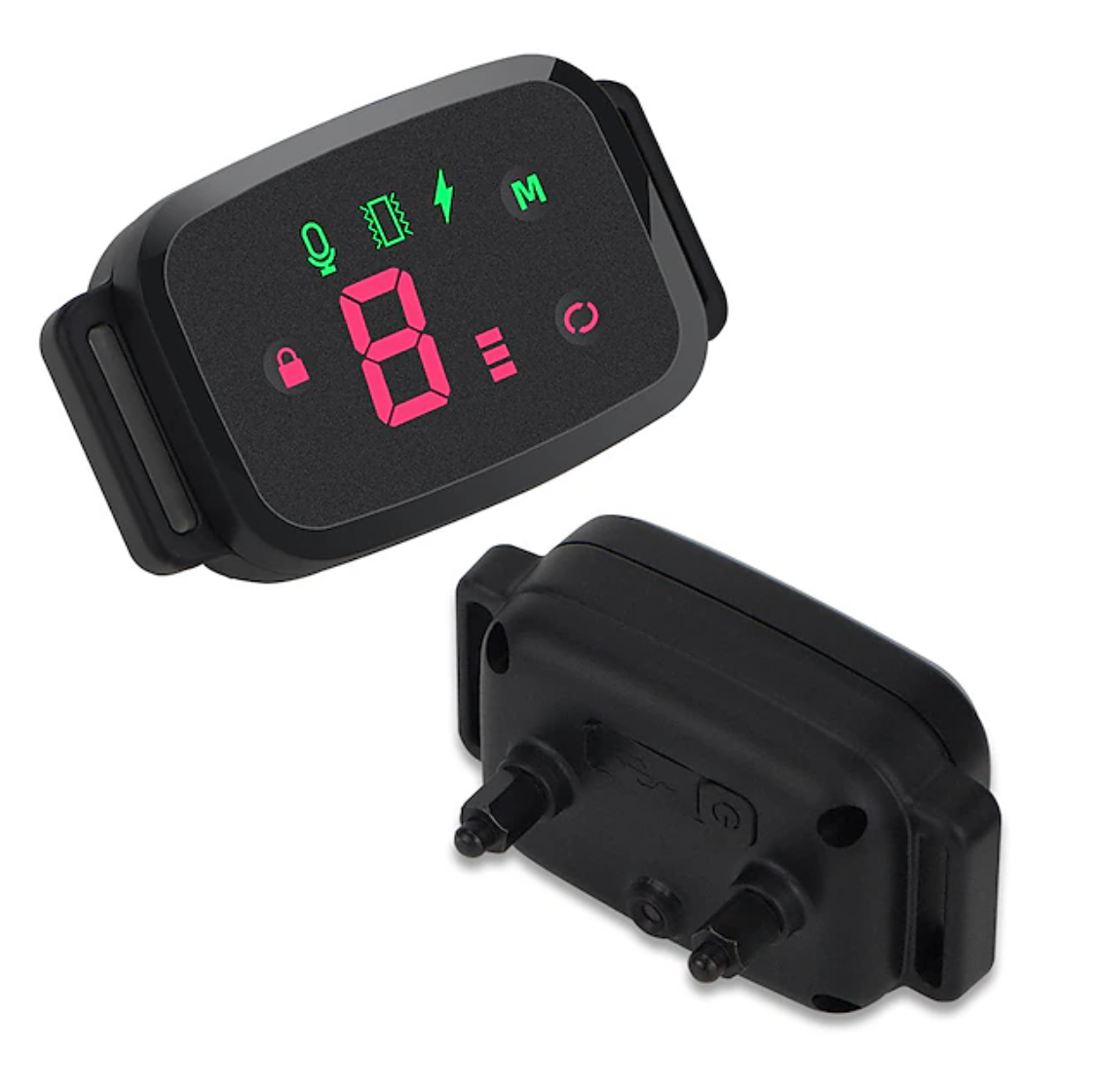 Collar de adiestramiento eléctrico impermeable antiladridos para perros de compañía Pantalla LED No necesita mando a distancia Collar de adiestramiento automático para perros