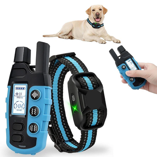 3300Ft Remoto No Shock Pet Dog Training Collar Recargable IPX7 Impermeable E Collar Beep Vibración Human Dog Trainer