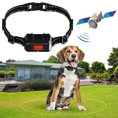 Sistema de Contención para Mascotas Valla Inalámbrica GPS para PerrosValla Eléctrica para PerrosAlcance 33-999 Yarda Fuerza de Advertencia Ajustable Recargable Inofensivo y Adecuado para Todos los Perros(¡Nuevo Modelo para 2025!)